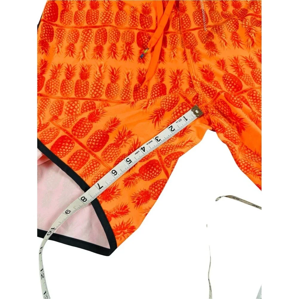 Hurley Phantom Pineapple Board Shorts Mens 30 Neon Orange Surf Swim Trunks Beach